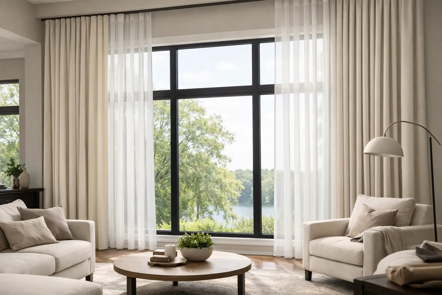Custom Drapery for Large Windows That Works
