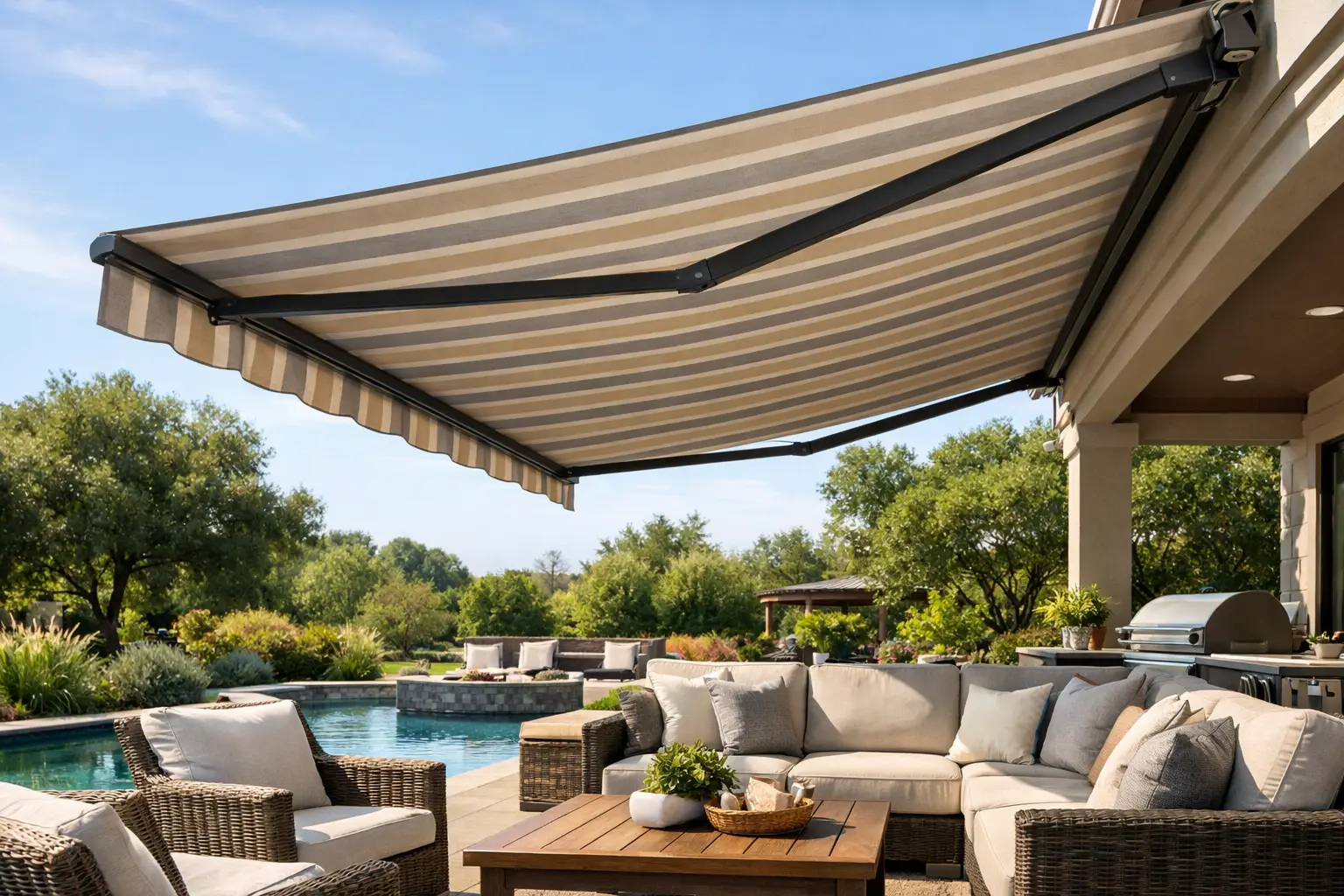 Custom Awnings for Backyard Shade That Last