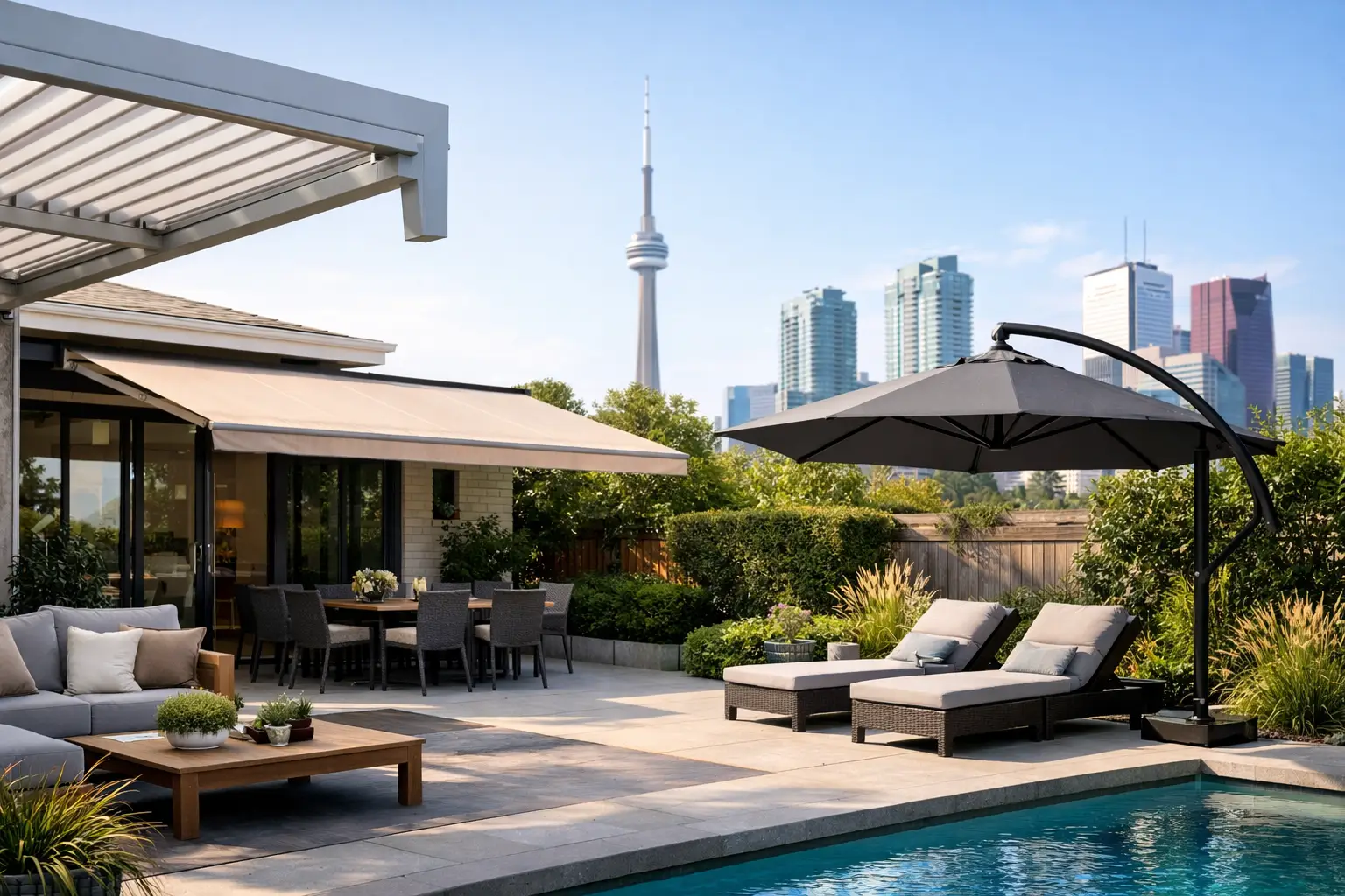 Outdoor Shade Systems Toronto Homeowners Choose