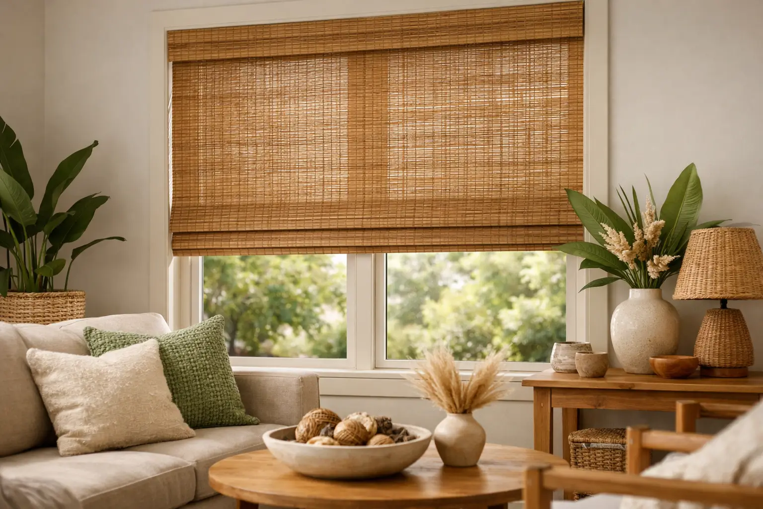 Woven Wood Shades for Natural Decor