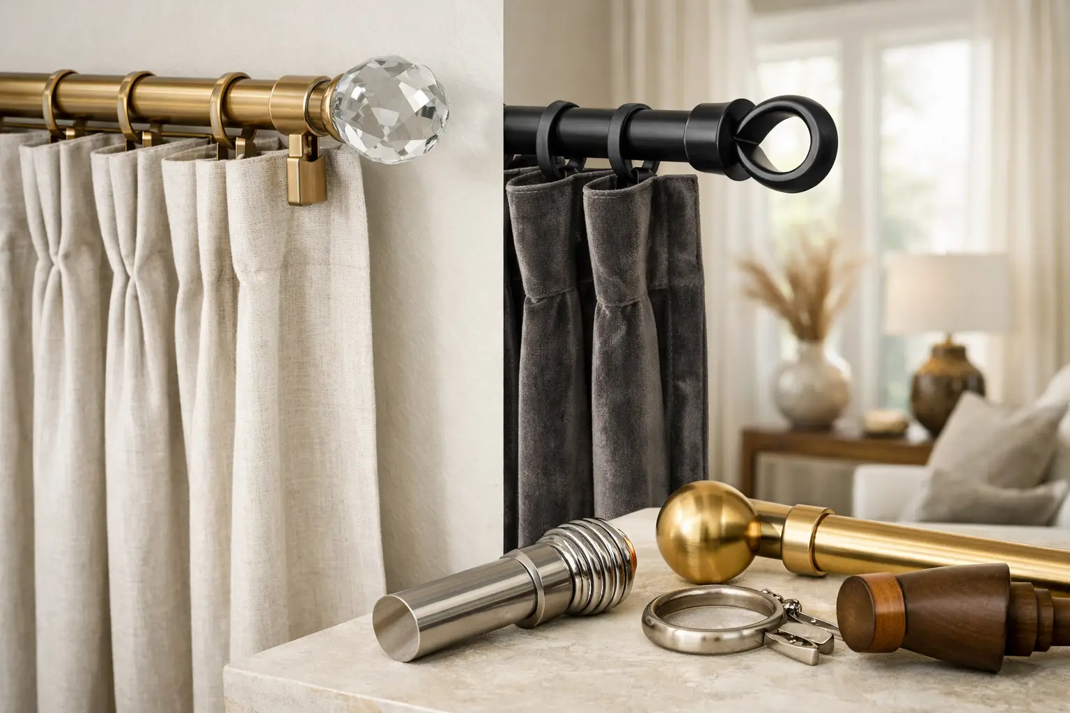 Designer Drapery Hardware Ideas That Look Custom