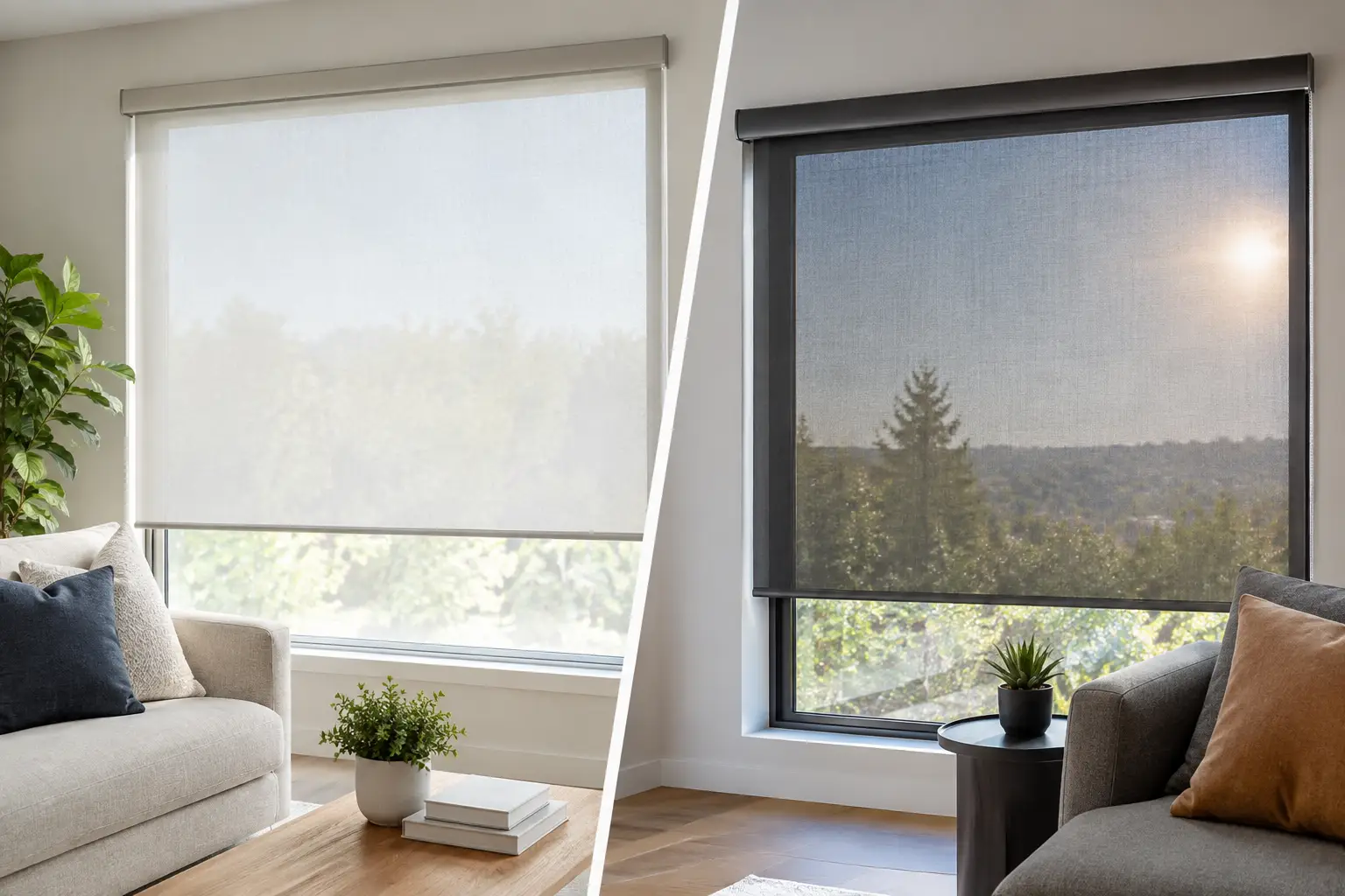 Roller Shades Versus Solar Shades: Key Differences