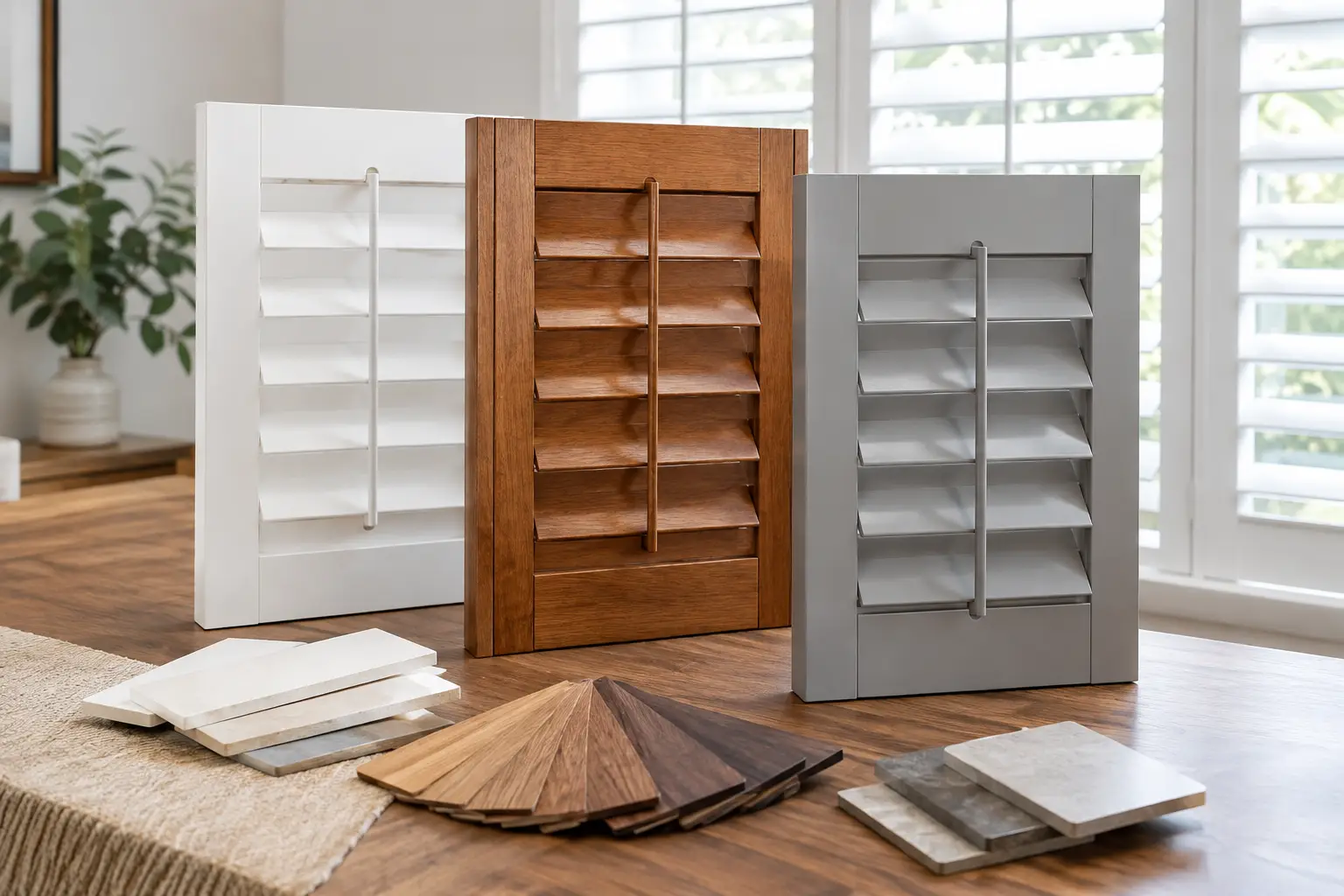 Your Guide to Plantation Shutter Materials